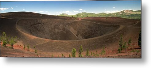 Adventure Metal Print featuring the photograph Crater of cinder cone in Lassen by Jean-Luc Farges