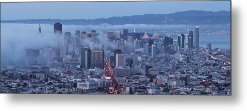  Metal Print featuring the photograph Fog Creep by Louis Raphael