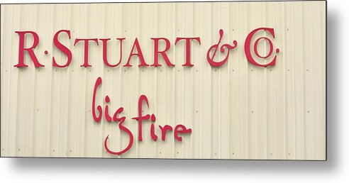 Mcminville Metal Print featuring the photograph R Stuart Sign 21072 by Jerry Sodorff
