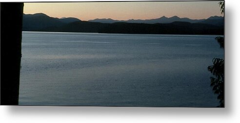 Priest Metal Print featuring the photograph Priest Lake Sunset 8069 by Jerry Sodorff
