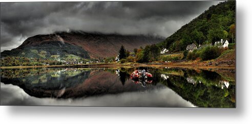 Scotland Metal Print featuring the photograph Calm before the storm by John Chivers