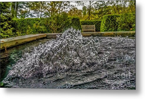Water Metal Print featuring the photograph Water in Motion by Christopher Lotito