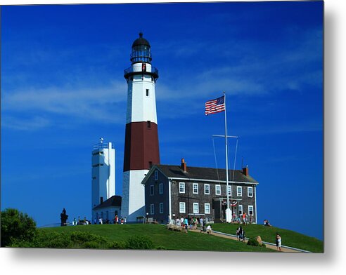 Montauk Metal Print featuring the photograph At The End by Catie Canetti