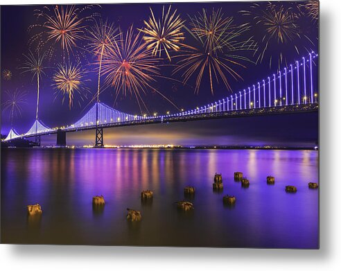 Bay Metal Print featuring the photograph Celebration on the Bay by Don Hoekwater Photography