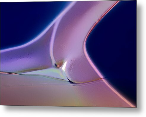 Glass Metal Print featuring the photograph Movement of Colors by Omaste Witkowski