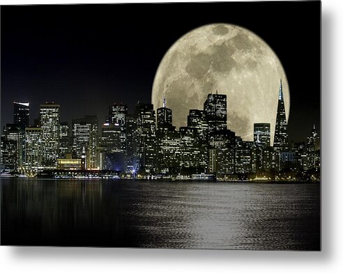 San Francisco Metal Print featuring the photograph San Francisco Skyline by Don Hoekwater Photography