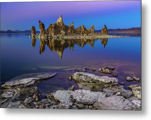 Basia Metal Print featuring the photograph South Tufa at Sunset by Don Hoekwater Photography