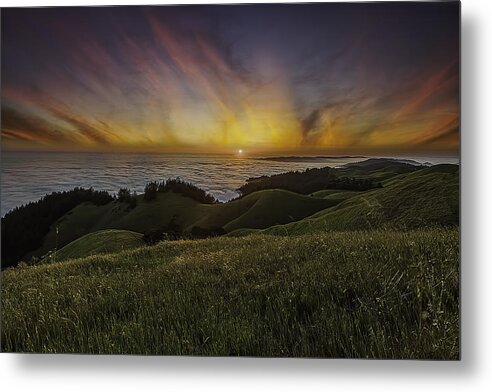 California Metal Print featuring the photograph West Coast Sunset by Don Hoekwater Photography
