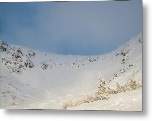 Tuckerman Ravine Metal Print featuring the photograph Mountain Light, Tuckerman Ravine by Jeff Sinon