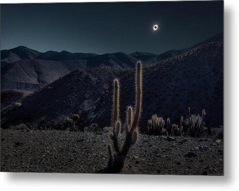 Eclipse Metal Print featuring the photograph Mystical Eclipse by Erika Valkovicova