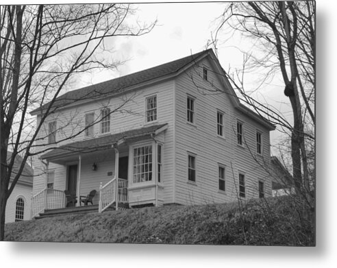Waterloo Village Metal Print featuring the photograph Pastors House - Waterloo Village by Christopher Lotito