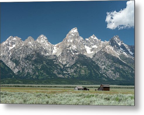 Tetons Metal Print featuring the photograph 2018 Tetons-9 by Tara Krauss