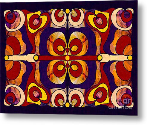 2015 Metal Print featuring the digital art Celebration Of Sanity Abstract Bliss Art by Omashte by Omaste Witkowski