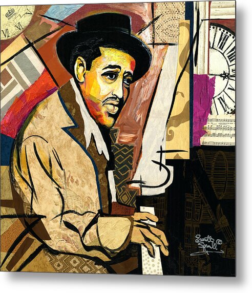 Everett Spruill Metal Print featuring the painting Sir Duke Ellington by Everett Spruill