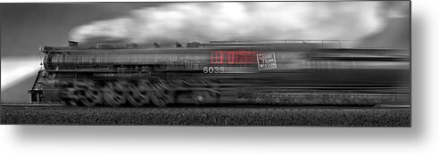 Transportation Metal Print featuring the photograph 6339 On the Move Panoramic by Mike McGlothlen