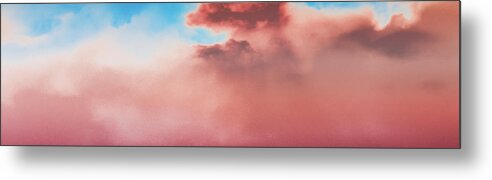 Cloudscape Metal Print featuring the photograph Cloudscape Impression by Kellice Swaggerty