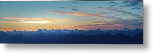 Canada Metal Print featuring the photograph View From Mount Seymour at Sunrise by Rick Deacon