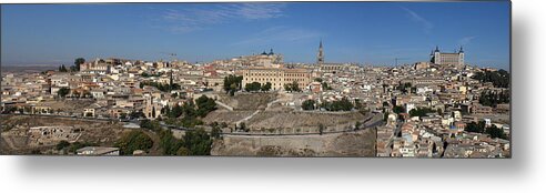 Toledo Metal Print featuring the photograph The Skyline of Toledo Spain by Farol Tomson