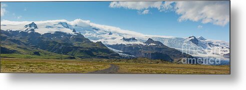 Glacier Metal Print featuring the photograph Glacier in Iceland by Agnes Caruso