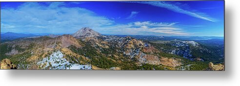 Lassen Volcanic National Park Metal Print featuring the photograph Lassen Panorama by Mountain Dreams