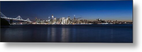  Metal Print featuring the photograph Holiday Skyline by Louis Raphael