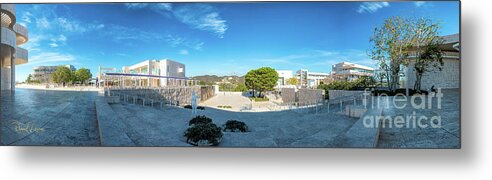 Brentwood Metal Print featuring the photograph The Getty Center in Los Angeles by David Levin