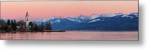 Swiss Metal Print featuring the photograph Afterglow by Marc Huebner