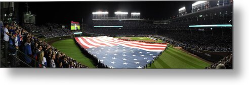 Playoffs Metal Print featuring the photograph Mlb Oct 28 World Series - Game 3 - by Icon Sportswire