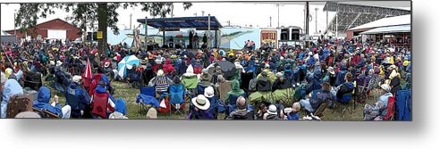 Winfield Metal Print featuring the photograph Walnut Valley Festival by Jim Mathis