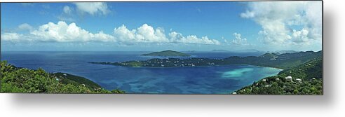 Magens Bay Metal Print featuring the photograph Magens Panorama by Climate Change VI - Sales