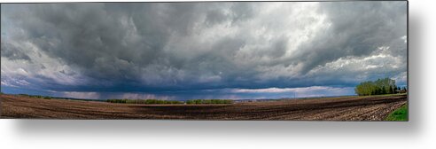 Cloud Metal Print featuring the photograph Someones Getting Rain by Phil And Karen Rispin