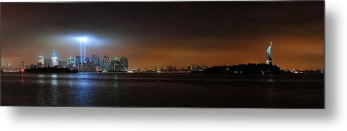 New York City Metal Print featuring the photograph New York City #14 by Songquan Deng