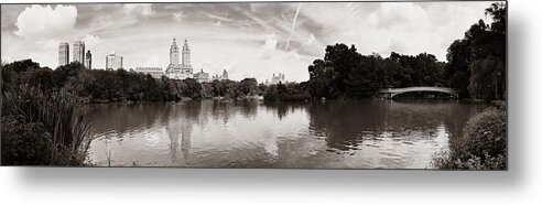Manhattan Metal Print featuring the photograph Central Park Spring #17 by Songquan Deng