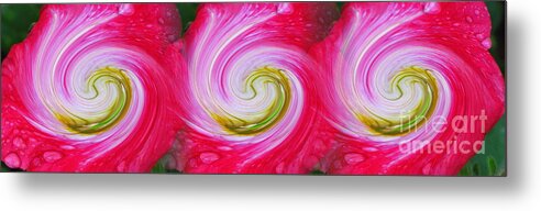 Dreamy Creamy Swirl By Laurie Wilcox Photography Metal Print featuring the photograph Dreamy Creamy Swirl by Laurie Wilcox