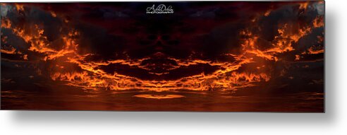 Abstract Metal Print featuring the photograph A P O C A L Y P S E by Andrew Dickman