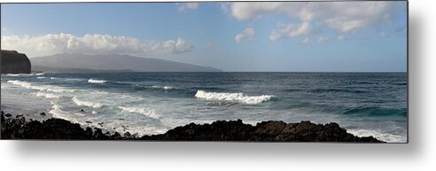Acores Metal Print featuring the photograph LandscapesPanoramas018 by Joseph Amaral