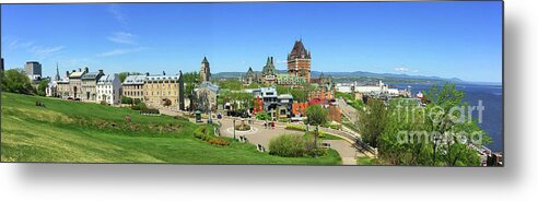 Quebec City Metal Print featuring the photograph Quebec City 1846 by Jack Schultz