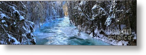 Robson River Metal Print featuring the photograph Robson River Winter Spectacular by Adam Jewell