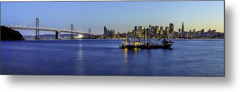 Boat Metal Print featuring the photograph San Francisco Bay by Don Hoekwater Photography