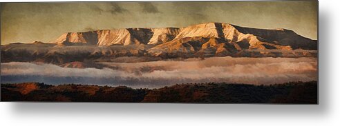 Sunrise Metal Print featuring the photograph Sunrise Glow pano Pnt by Theo O'Connor