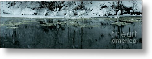 River Metal Print featuring the photograph Wintergreen by Linda Shafer
