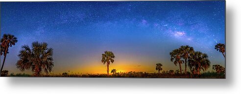 Milky Way Metal Print featuring the photograph Galaxy Sunrise by Mark Andrew Thomas