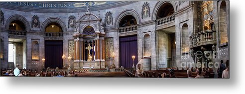 Copenhagen Metal Print featuring the photograph Marble Church by Agnes Caruso