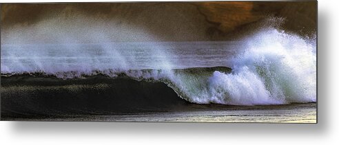 Beach Metal Print featuring the photograph Drakes Beach Break by Don Hoekwater Photography
