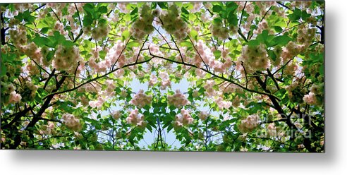Spring Metal Print featuring the digital art Spring Symmetry - Cycle 13 by David Hargreaves