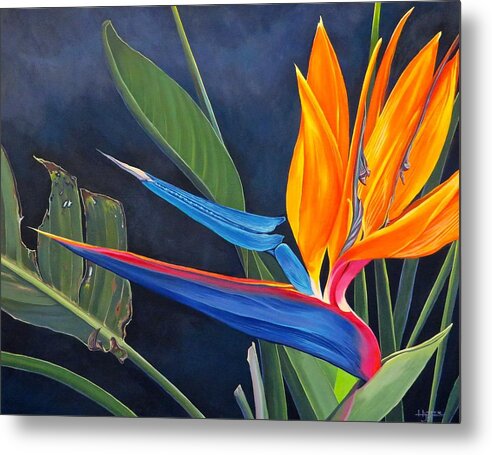 Botanical Metal Print featuring the painting Tropicoso by Hunter Jay