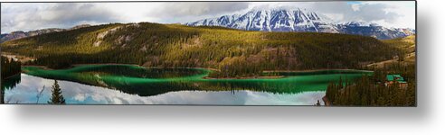Tranquility Metal Print featuring the photograph Emerald Lake Panorama by Blake Kent / Design Pics