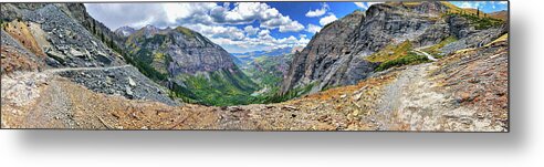 Telluride Metal Print featuring the photograph October 2020 Telluride from Black Bear by Alain Zarinelli