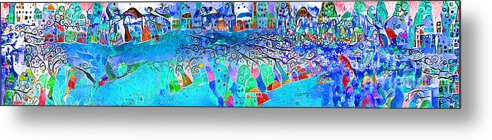 Wingsdomain Metal Print featuring the photograph Memories Of The Enchanting Fairytale Village In The Old Country 20210305 v3 Long by Wingsdomain Art and Photography