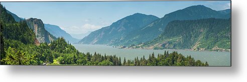 Scenics Metal Print featuring the photograph Columbia River Gorge Oregon Washington by Fotovoyager
